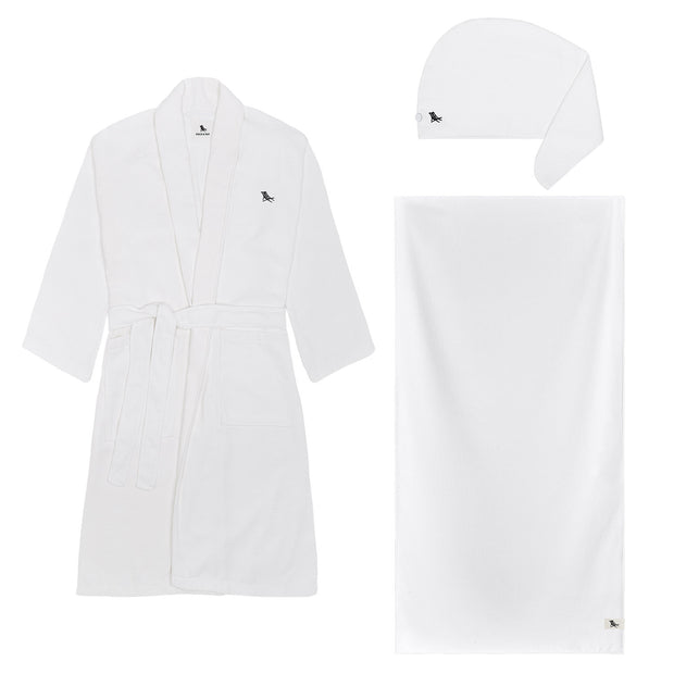 dock and bay robe + towel + hair wrap bundle