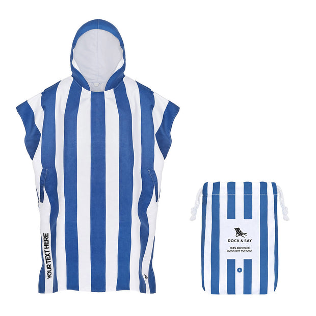 dock and bay poncho adults