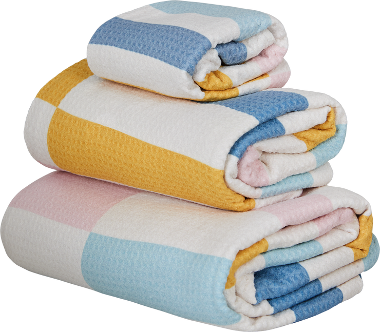 Dock & Bay Bath Towels - Boardwalk Parade (Set of 3)