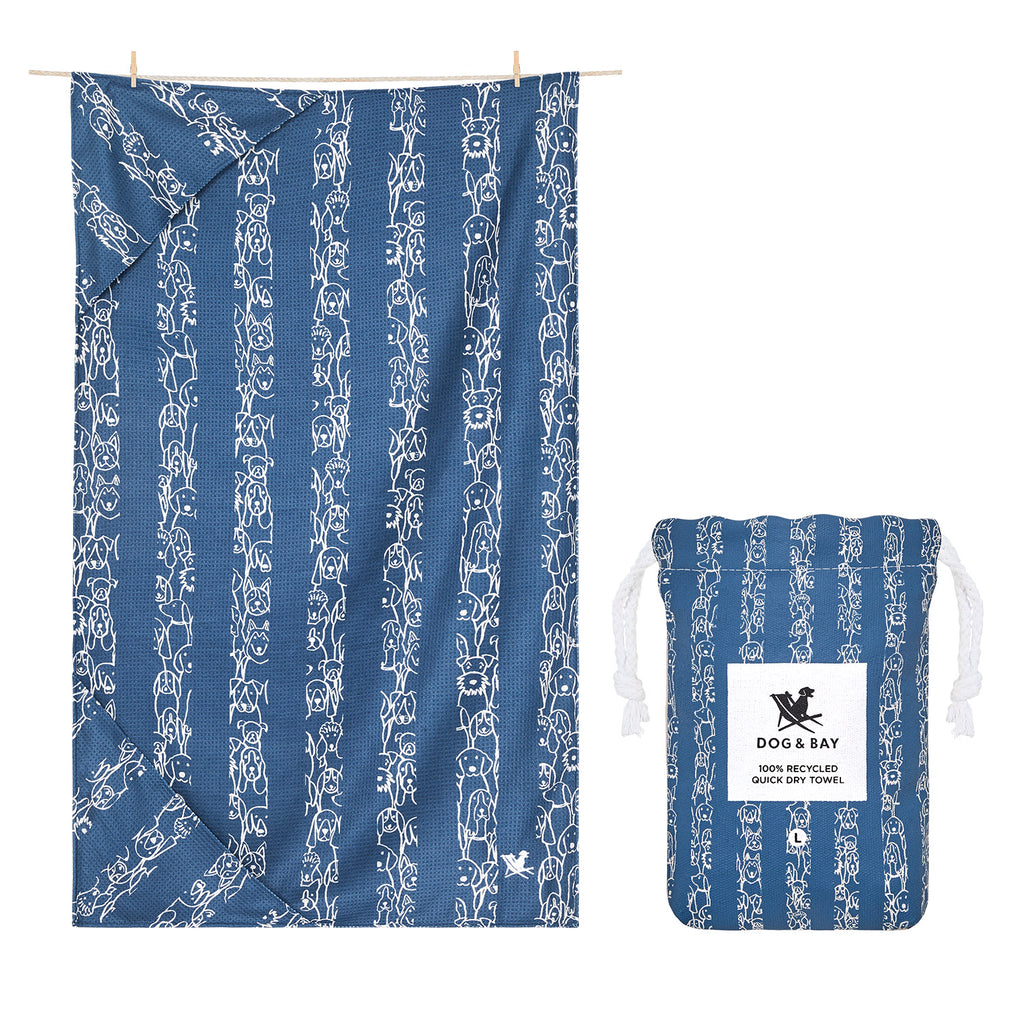 dock and bay towels dog