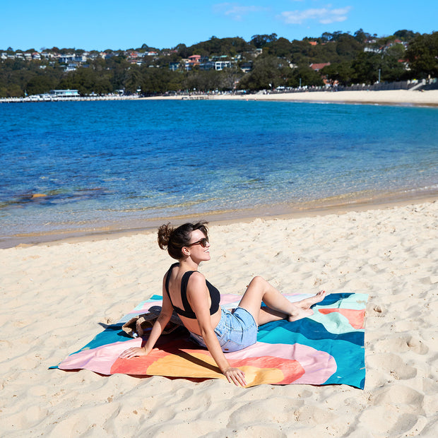 dock and bay picnic blanket