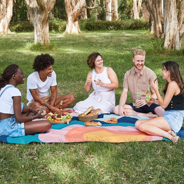 dock and bay picnic blanket