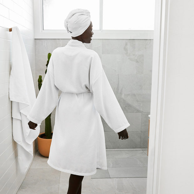 Dock & Bay Robe + Hair Wrap + Towel - Bundle - Crystal White