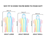 dock and bay poncho adults