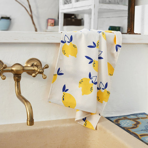 dock and bay tea towel