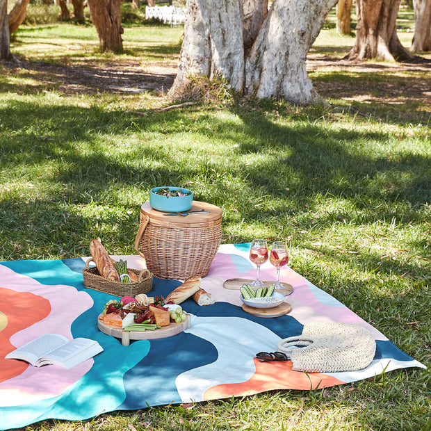 dock and bay picnic blanket