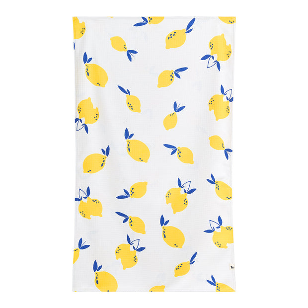 dock and bay tea towel