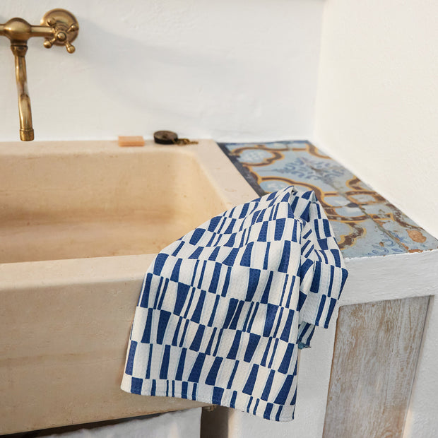 dock and bay tea towel