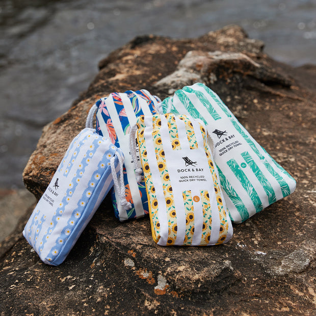 dock and bay towels beach
