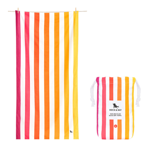 dock and bay towels beach