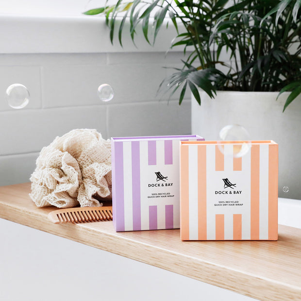 dock and bay hair wraps suede