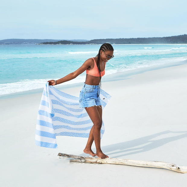 dock and bay towels beach