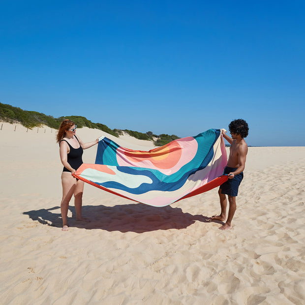 dock and bay picnic blanket