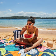 dock and bay picnic blanket