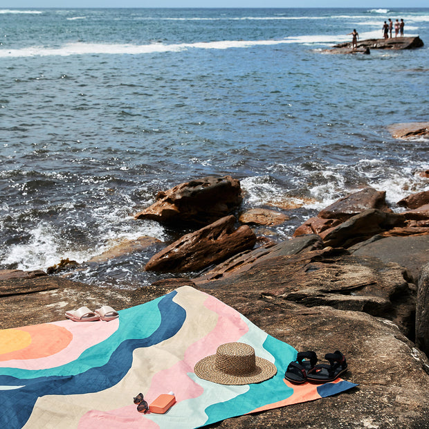 dock and bay picnic blanket