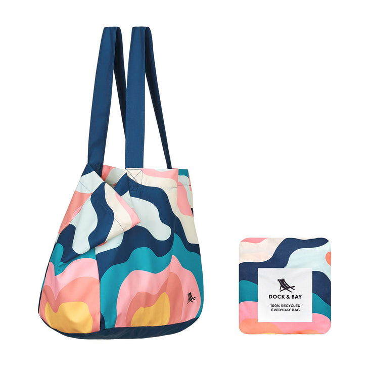 Dock & Bay Foldaway Tote Bags - Get Wavy