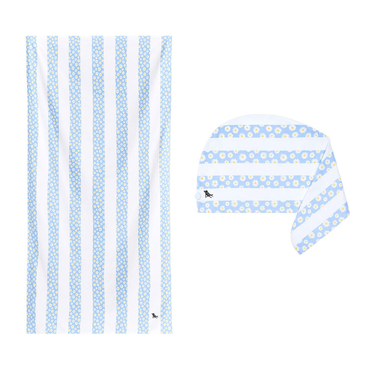 Dock & Bay Hair Wrap + Beach Towel - Bundle - Daisy Daze