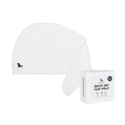 Dock & Bay Hair Wrap - Crystal White - Customized Embroidery Personalized for You - Outlet