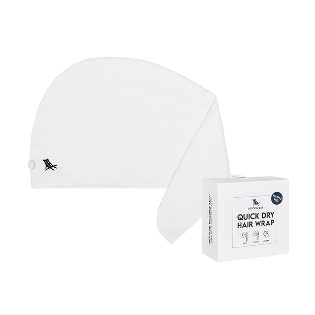 Dock & Bay Hair Wraps - Crystal White - Customized Embroidery Personalized for You - Outlet