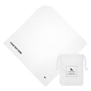 Dock & Bay Baby Hooded Towels - Wishful White - Customized Embroidery Personalized for You - Outlet