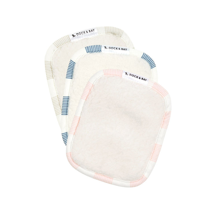 Reusable Makeup Removers - Reusable & Washable 100% Recycled - Pack of 3