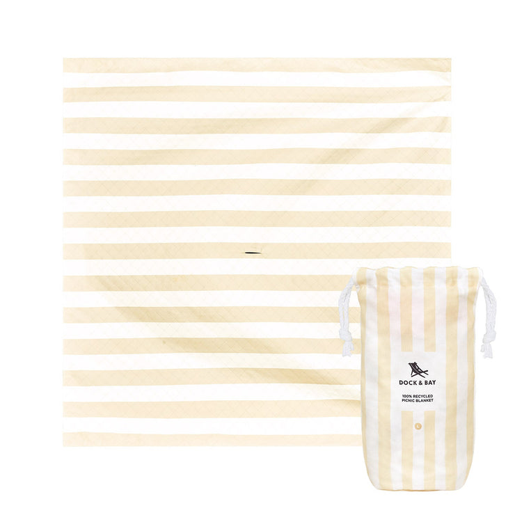 Dock & Bay Picnic Blanket - Bora Bora Beige - Outlet