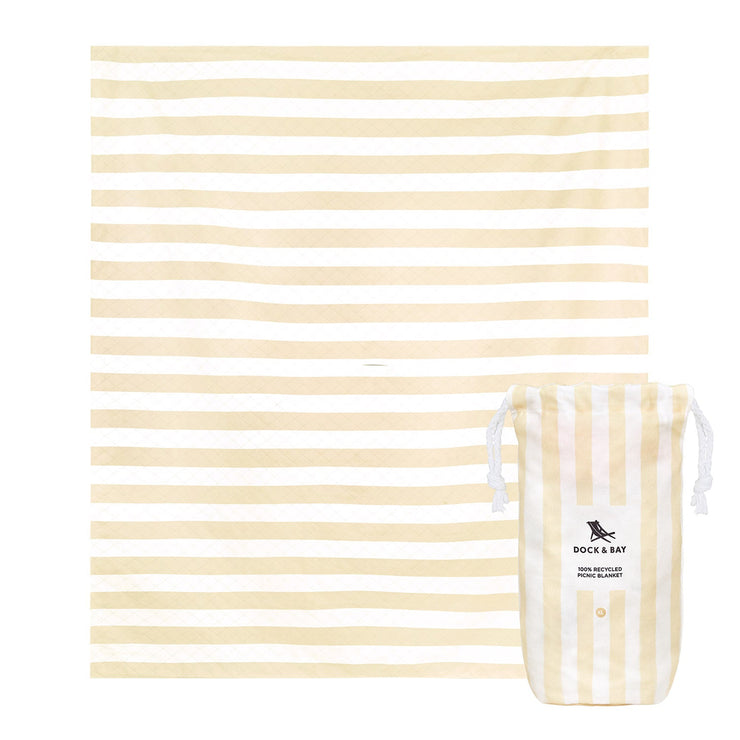 Dock & Bay Picnic Blanket - Bora Bora Beige - Outlet