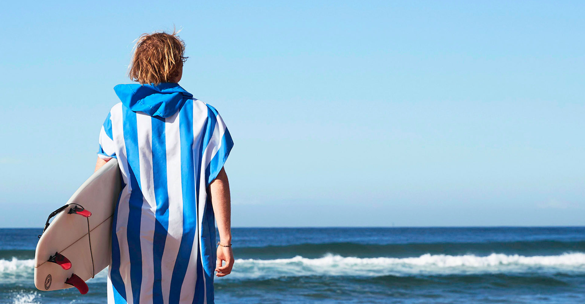 Dock & Bay Poncho - Adults - Bondi Blue