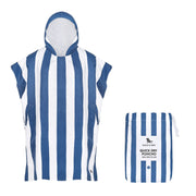 Dock & Bay Poncho - Adults - Whitsunday Blue - Customized Embroidery Personalized for You