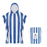 Dock & Bay Poncho - Adults - Whitsunday Blue - Customized Embroidery Personalized for You