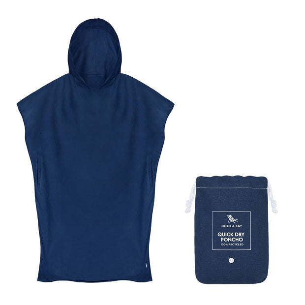 Dock & Bay Poncho - Adults - Yosemite Navy