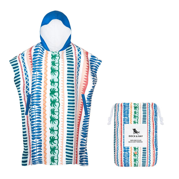 Dock & Bay Poncho Adults - Palm Beach - Outlet