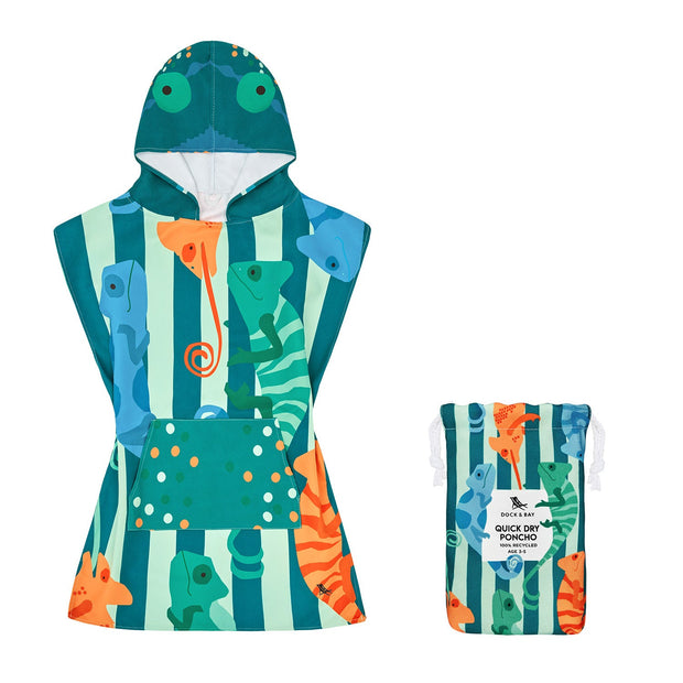 Dock & Bay Poncho - Kids - Karma Chameleon - Outlet