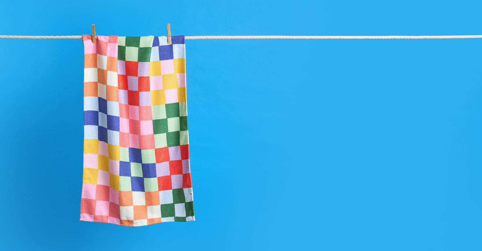 Dock & Bay Tea Towel - Check Please