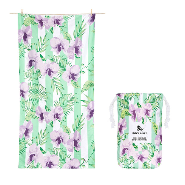 Dock & Bay Quick Dry Towel - Orchid Utopia - Outlet