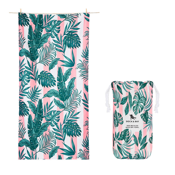 Dock & Bay Quick Dry Towels - Banana Leaf Bliss - Outlet