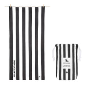 Dock & Bay Quick Dry Towel - Kamari Charcoal - Customized Embroidery Personalized for You