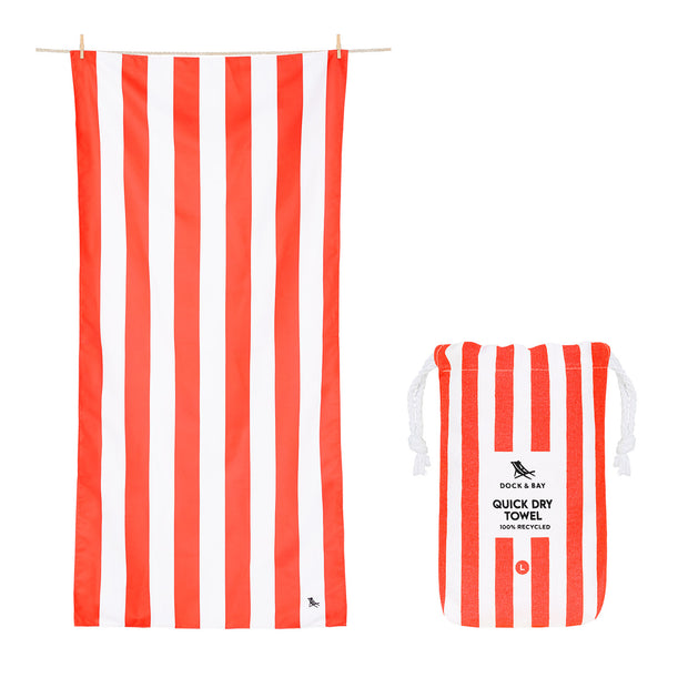 Dock & Bay Quick Dry Towel - Waikiki Coral