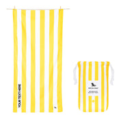 Dock & Bay Quick Dry Towel - Boracay Yellow - Customized Embroidery Personalized for You