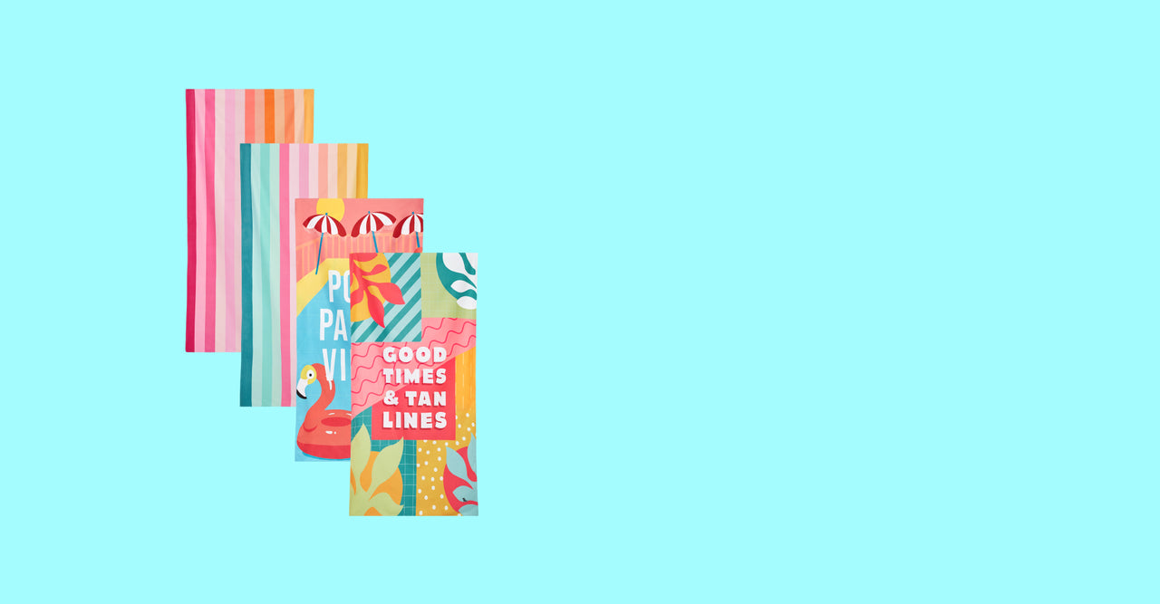 Dock & Bay Quick Dry Towels - Party in Pink (Set of 4)