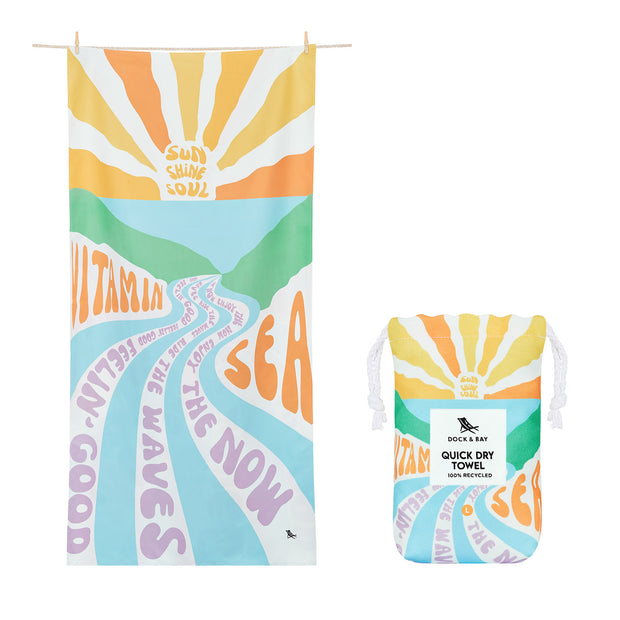 Dock & Bay Quick Dry Towel - Vitamin Sea - Outlet