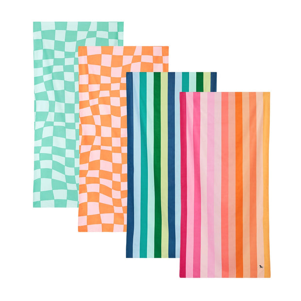 Dock & Bay Quick Dry Towel - Tangerines & Greens