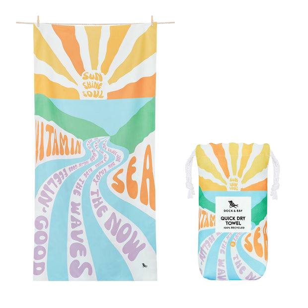 Dock & Bay Quick Dry Towel - Vitamin Sea - Outlet