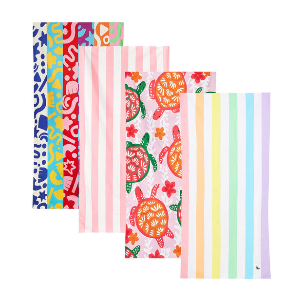 Dock & Bay Kids Beach Towel - Life in Technicolour