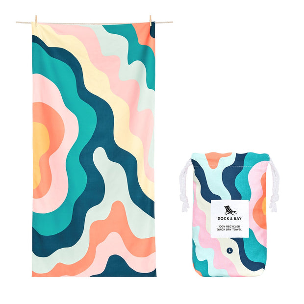 Dock & Bay Quick Dry Towel - Get Wavy - Outlet