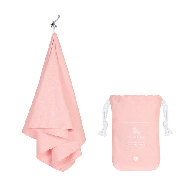 Dock & Bay Quick Dry Gym & Sports Towels - Island Pink - Outlet
