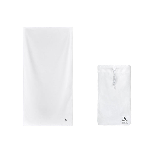 Dock & Bay Bath Towels - Crystal White - Customized Embroidery Personalized for You - Outlet